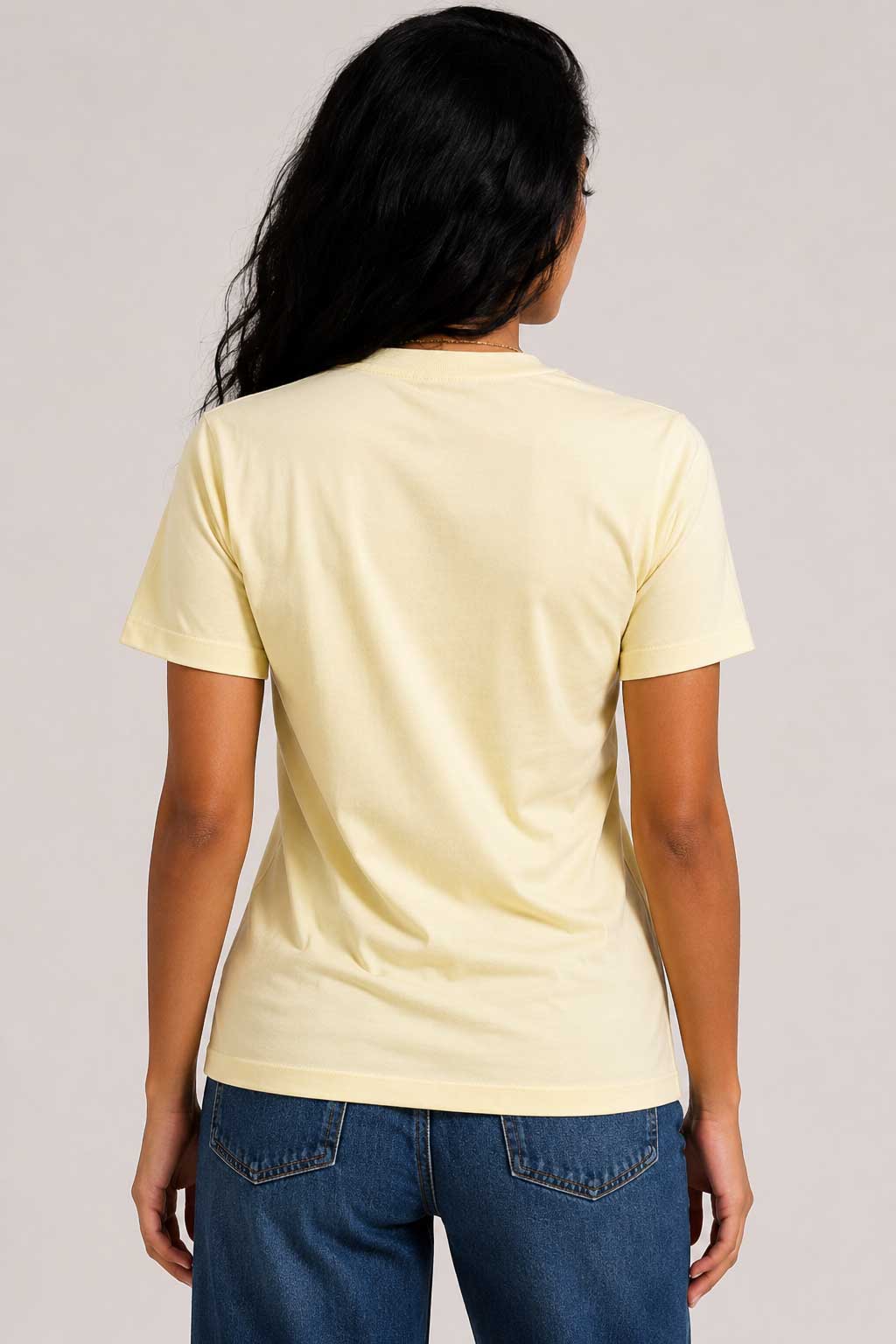 Slim Fit T-Shirt – Butter Yellow T shirt CIZARO - Cizaro Jeans