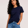 Basic Short sleeve T-shirt – Navy Blue