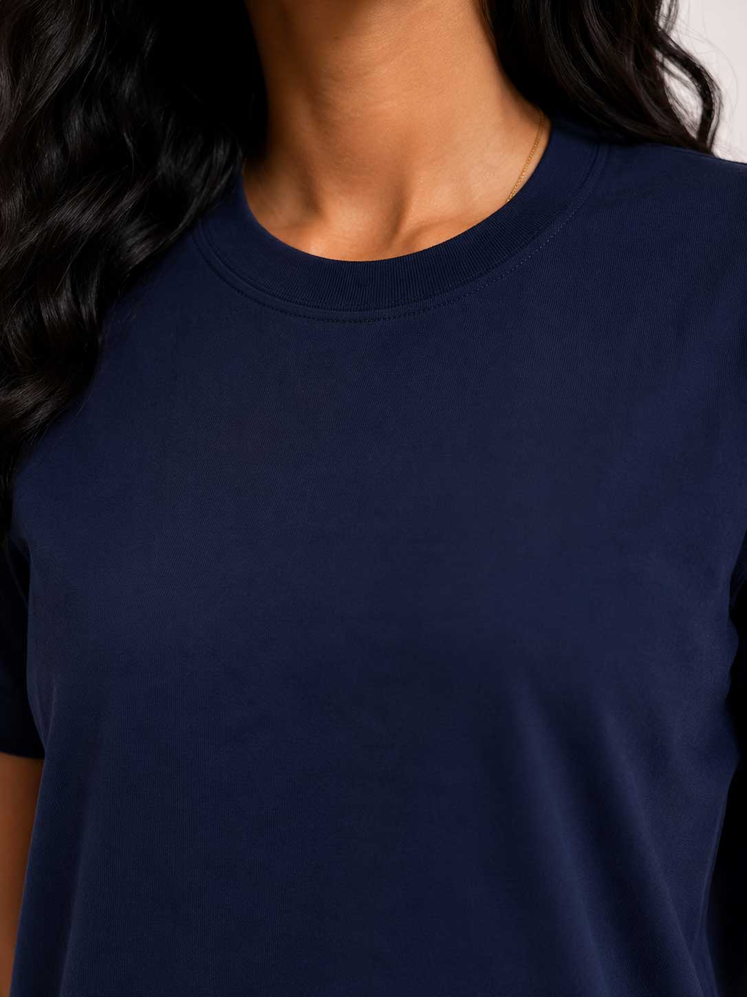 Slim Fit T-Shirt – Navy Blue T shirt CIZARO - Cizaro Jeans