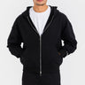 Zip-Up Hoodie – Black