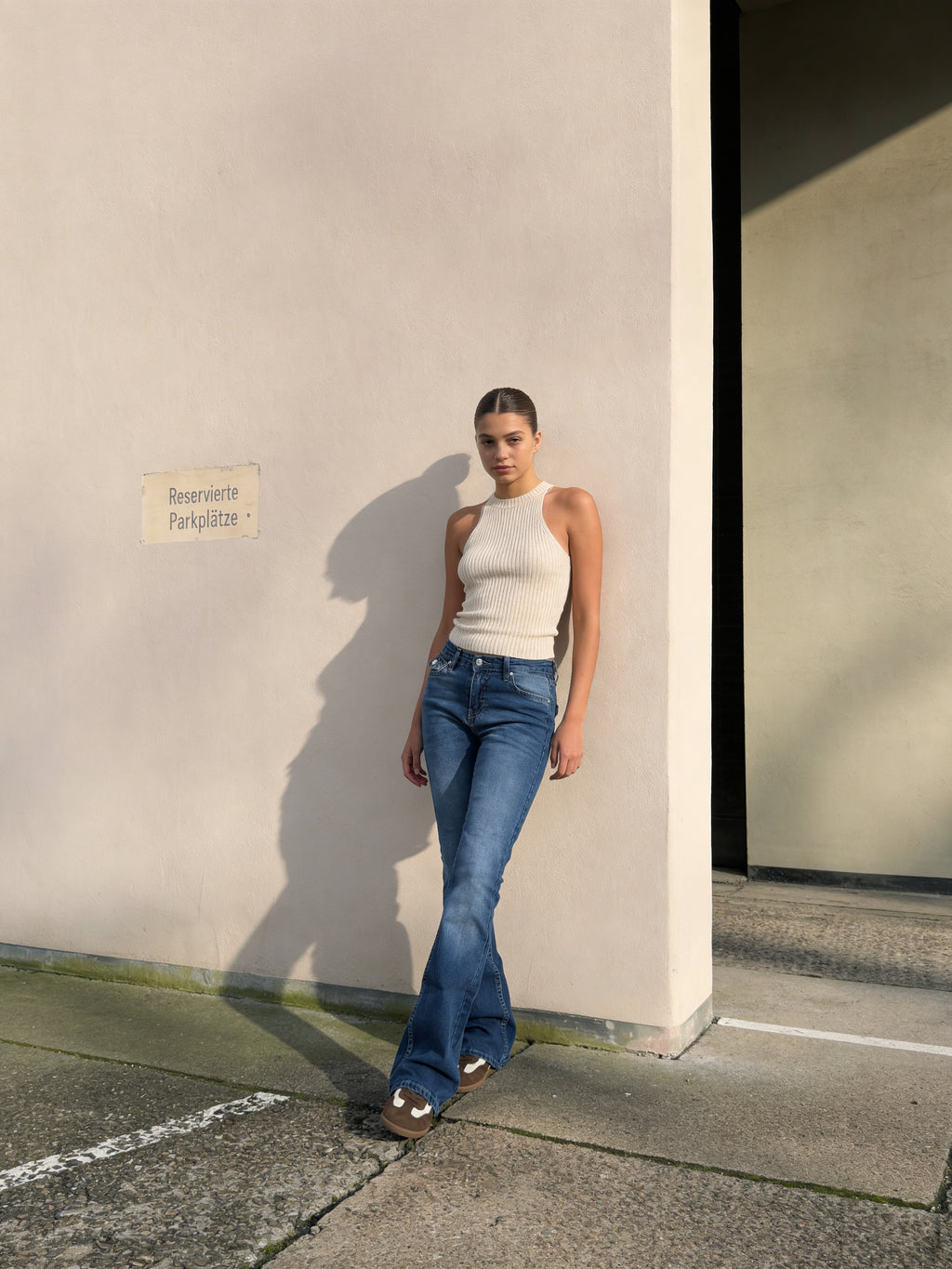 Flare Flap pocket , low waist Marine Blue jeans Flare CIZARO - Cizaro Jeans